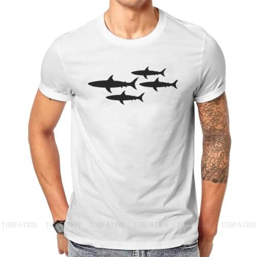 Shark Swarm Maneater Film Series Terror Claassic Film TShirt for Men Black Diving Water Underwater Sea Soft Summer Sweatshirts