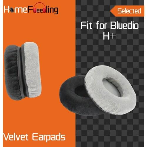 Homefeeling Earpads for Bluedio H+ / H Plus Headphones Earpad Cushions Covers Velvet Ear Pad Replacement