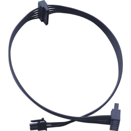 1Pc 45CM Cable MINI 6 Pin Turn 2 SATA Power Supply for Lenovo Main Board Interface Small 6Pin To Two SATA SSD Power Supply Cable