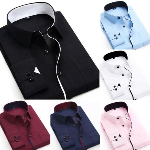 Madjtlqy Men's Slim Fit Shirts