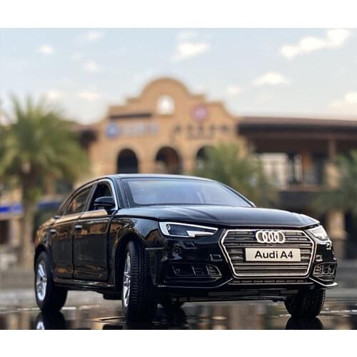 1:32 AUDI-A4 Alloy Car Model Diecast & Toy Vehicles Simulation Metal Toy Car Model Collection Sound and Light Childrens Toy Gift