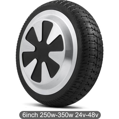 6 inch Drift Car Motor Wheel Self-Balancing Car DC Motor 250W 350W 24V 48V Hub Brushless Motor Electric Scooter Conversion Kit