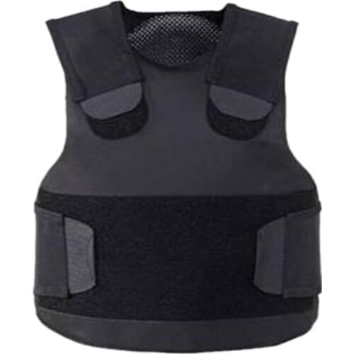 Wholesale Large Size Factory Price NIJ IIIA Lightweight Military 9mm Bulletproof Concealed Black Soft Ballistic Vest Carrier