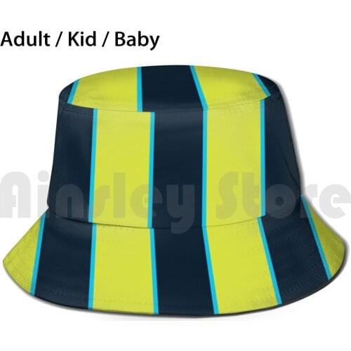 1999 Division 2 Play Off Final Stripes Bucket Hat Adult kid baby Beach Sun Hats City Mccitizens Play Off England Navy