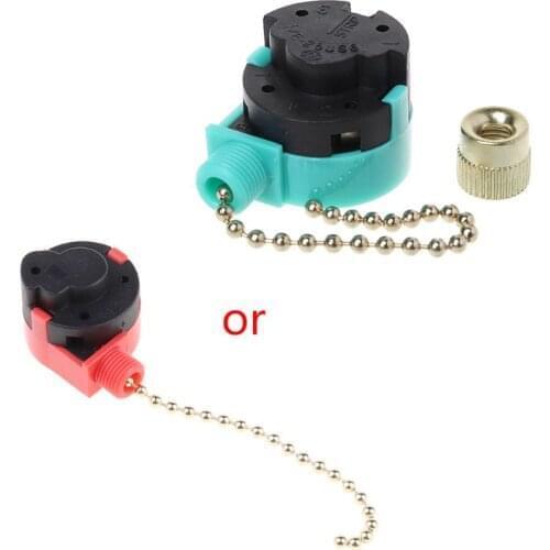 2021 New 3A/250V 6A/125V Zipper Switch 3 Speed Pull Chain Control Nickel Fan Wall Switch