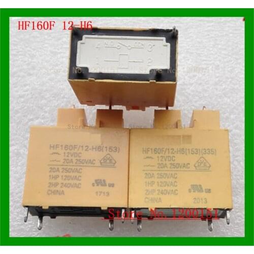HF160F 12-H6 12V 12VDC 4-pin 20A HF160F relay DIP-4