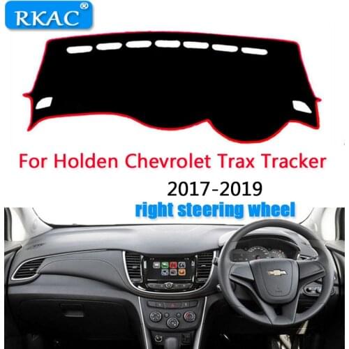 RKAC For Holden Chevrolet Trax Tracker 2017- 2019 Dashmats Car-styling Accessories Dashboard Cover Dash Mat PAD right hand drive