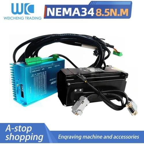 Nema 34 servo motor Closed-loop step motor 8.5N.m Nema 34 86 hybrid closed loop 2-phase stepper motor driver