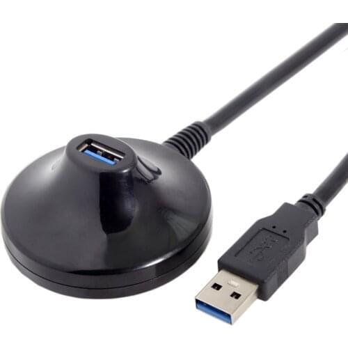 CY USB 3.0 Type-A Male to Female Extension Dock station Docking Cable 0.8m
