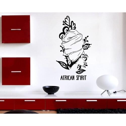 Vinyl Decal Wall Sticker Poster Image Women African Spirit Unique Gift 2FZ19