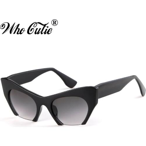 WHO CUTIE Women's Semi-rimless Sunglasses