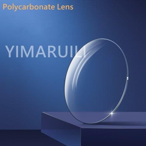 1.61 Explosion-Proof PC Polycarbonate Lens UV400 Anti Blue Lens Photochromic Optical Glasses Lens Sports Safety Lens