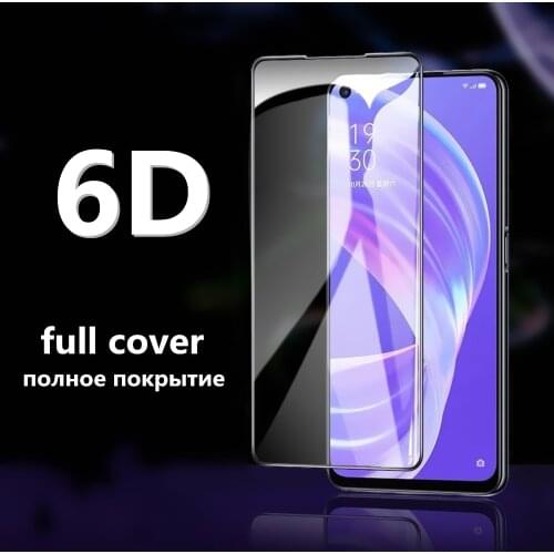 Rinbo Tempered Glass for OPPO Realme 5 5S C3 6 X XT X2 X3 X50 Q2 V5 Pro Safety Full Glass Screen Protector for F11 K3 Reno Ace 2