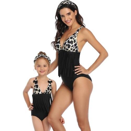 3-12 Years Girls Summer Swimwear Girls Swimsuit one piece Children Beachwear Woman Bathing Suit Bikini Family Matching Swimwear