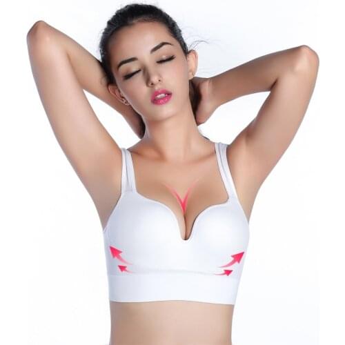 Female Comfy Push-up Bra Lingerie Minimalist Padded Wireless Seamless Solid Sporty Bras for Women BH Crop Tank Top Soutien-gorge