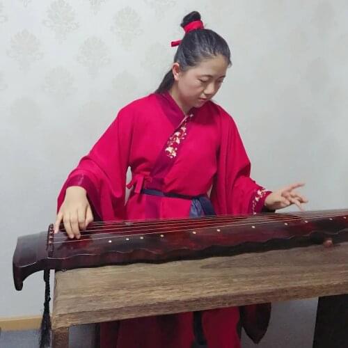 7 Strings Chinese Guqin FuXi ZhongNi HunDun LuoXia Style Lyre Ancient China Zither Gu Qin Musical Instruments Free Shipping
