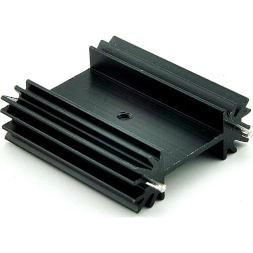 Free Ship 2pcs/lot TO-247 heat sink/heat sink for Audio 38*34*12MM cooling block radiator/ transistor heat sink block