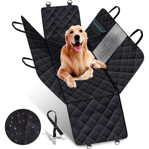 Dog car seat cover waterproof pet travel dog carrier car trunk protection pad pet sling hammock safety protection bed frame