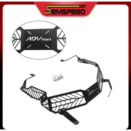 For Honda ADV 150 adv150 2019 2020 Motorcycle Accessories Front Headlight Grille Guard Cover Protection