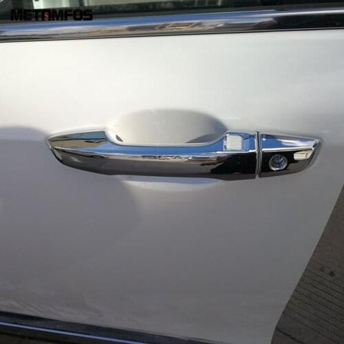 For Honda CR-V CRV 2017 2018 2019 Chrome Side Door Handle Cover Molding Trim Protection Cap Exterior Accessories Car Styling