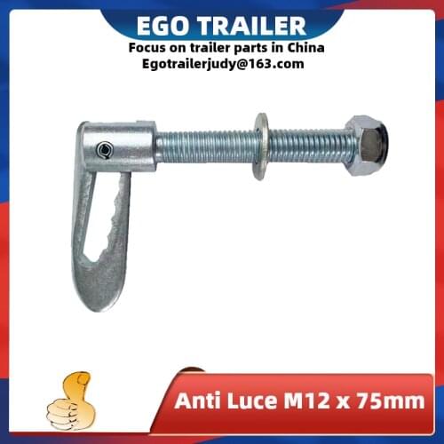 EGO TRAILER Anti Luce M12 x 75mm Drop Catch Tail Gate Fastener Trailer Horsebox Truck, Fasteners - Bolt-On Type, trailer parts