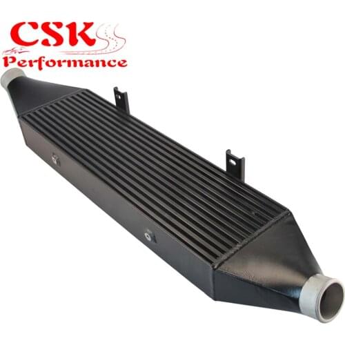 FMIC Front Mount Intercooler Fit For Subaru Impreza WRX STI 02-07 EJ20 EJ25 Silver / Black