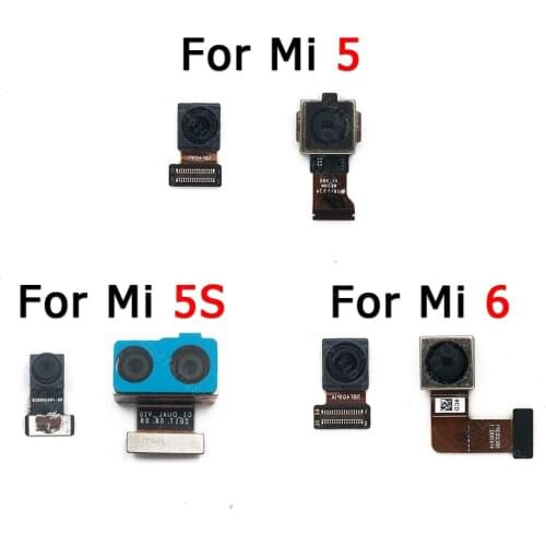 Original Front Back Camera For Xiaomi Mi 5 5S 6 Replacement Rear Small Selfie Frontal Flex Facing Camera Module Spare Parts