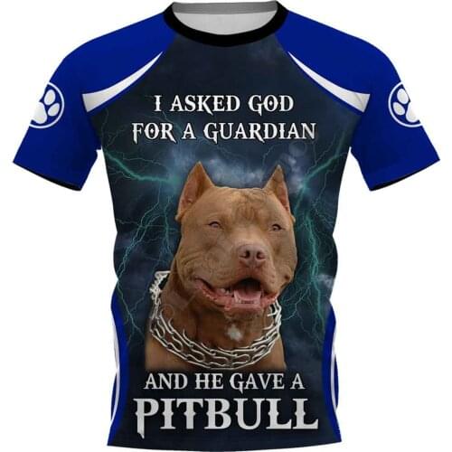 Pitbull 3D Printed t shirts women for men Summer Casual Tees Short Sleeve T-shirts Funny Short Sleeve Drop Shipping