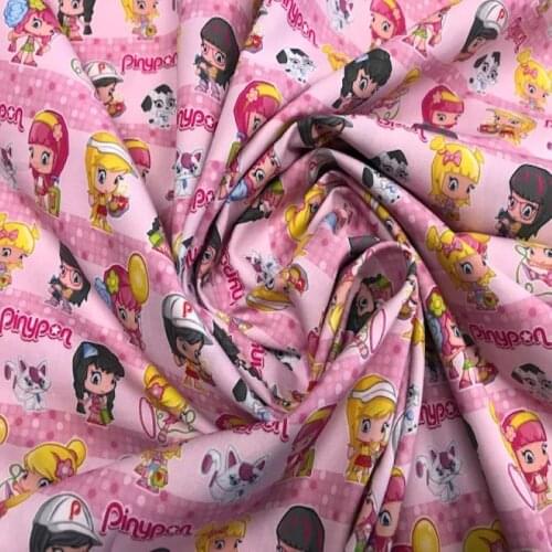 Cotton fabrics, disney fabrics, PINYPON fabric, fabric by meters, mask fabric, childrens fabrics, PERTEX textile