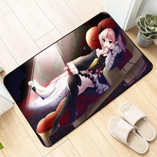 Anime Owari no seraph Seraph Of The End Floor Mat Carpet Decor DIY Custom Bedroom Anti-slip Rugs Doormat Kitchen Mats