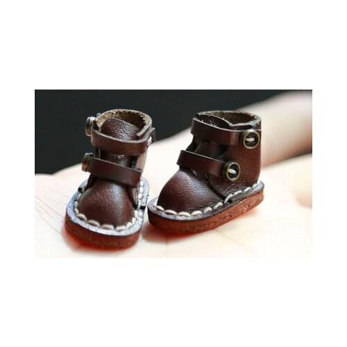 OB11 doll shoe size fashion Trend Korean small leather shoes retro series Princess fine ankle boots Martin boots black etc