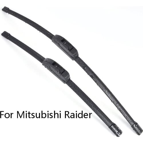 Car Windshield Wiper Blades For Mitsubishi Raider from 2006 2007 2008 2009 Car Windscreen wiper Rubber
