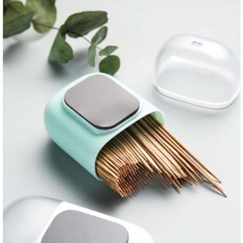 Magnetic Refrigerator Toothpick Holder Container Household Table Toothpick Storage Box Toothpick Dispenser with Magnet 1piece
