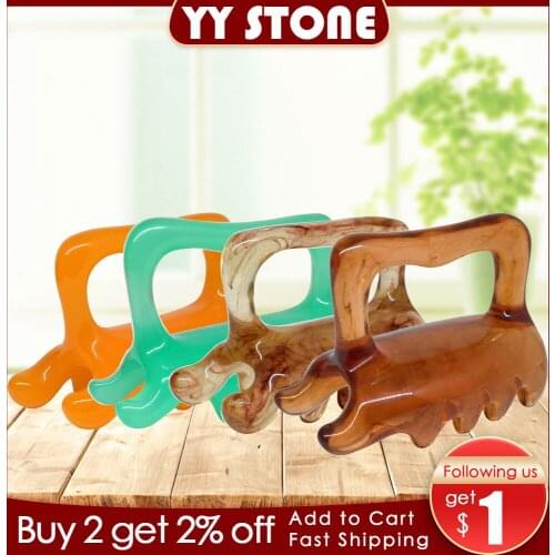 Resin Beeswax Massage Scraping Facial Back Neck Massager Massage Health care Relaxed Anti cellulite backache