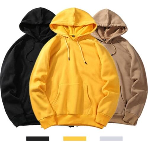 Fashion Brand Mens Hoodies 2020 Spring Autumn Male Casual Hoodies Sweatshirts Mens Solid Color Hoodies Sweatshirt Tops 4.7