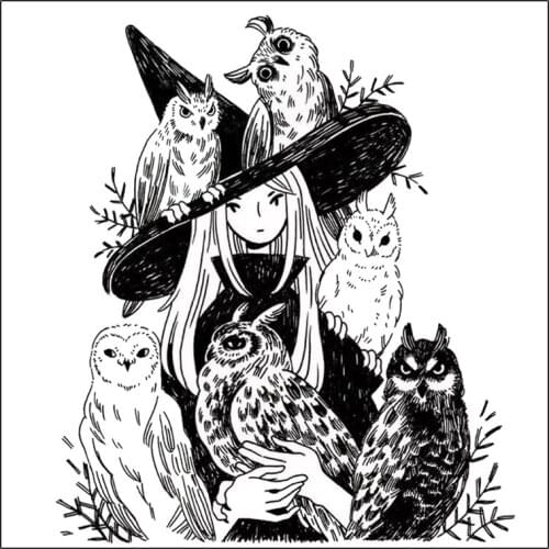 Birds Owl Silicone Clear Seal Stamp DIY Scrapbooking Embossing Photo Album Decor