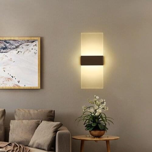 LED Wall Light 220V 110V Bedroom Bedside Light Living Room Balcony Aisle Wall Lamp Corridor Wall Sconce Lamp