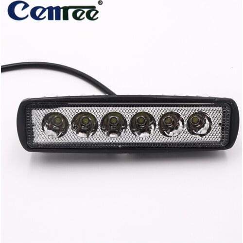 CENREE 18W spot LED Work Light for SUV ATV 4WD Car Truck Golf Car Single Fog Light Boat Light Waterproof