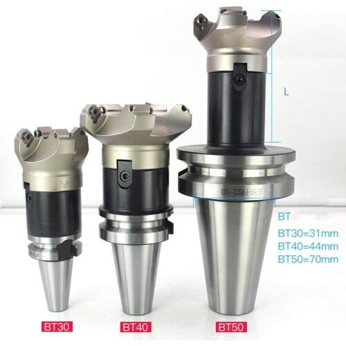 Face end mill shoulder milling cutter KM12 and BT30 40 50 Tool holder set CNC Milling New