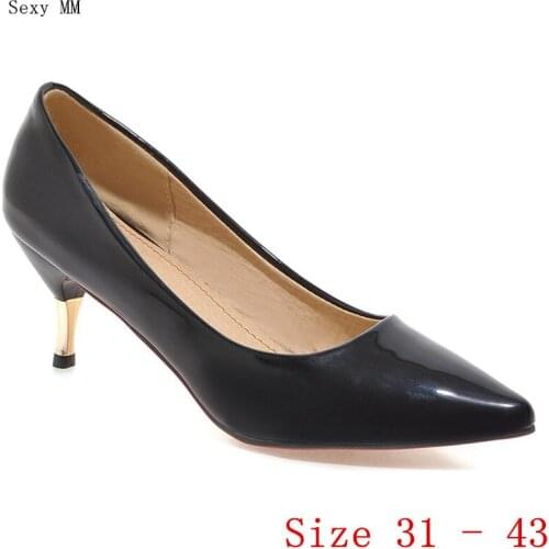 High Heels Women Pumps High Heel Shoes Stiletto Woman Wedding Shoes Small Plus Size 31 32 33 - 40 41 42 43