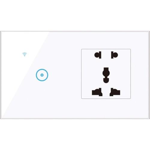 Wi-Fi Smart Switch Plug Outlet Waterproof Wall Switch Timer Module Google Home Alexa With Alexa Google Assistant