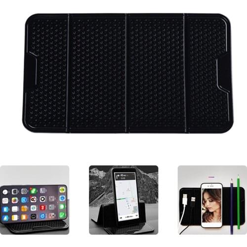 Universal Car Non-Slip Mat Auto pu Interior Dashboard Phone Anti-Slip Storage Mat Pads Phones Mount Car Holder Support