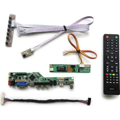 VGA+AV+USB 1CCFL For LP150E02/LP150E05/LP150E06/LP150E07 screen LVDS 30-Pin LCD display universal drive board kit 1400*1050