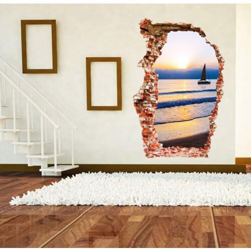 3D Happy fun wall stickers 3D three-dimensional wall stickers Household adornment wall stickers Creative wall stickers 916011