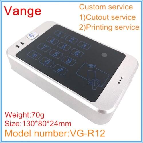 5pcs/lot access control project box ABS plastic material enclosure case diy 130*80*24mm inductive panel doorbell button