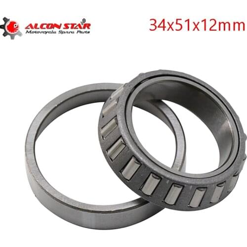 Alconstar- CJ-K750 Motor 34*51*12MM Front Steering Wheel V Directional Bearing For BMW R1 R50 R71 Ural MB750 M51 M72 M1 M1M M1S