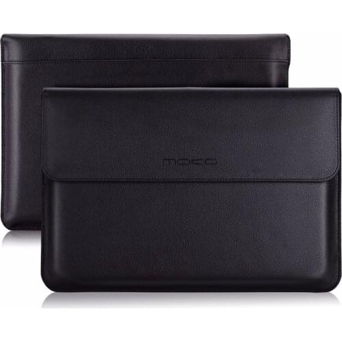 Sleeve Bag,PU Leather Protective PC Notebook Carrying Case Cover for Surface Laptop/Surface Book 2 13.5", with Built-Card Slot