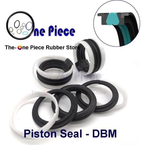 DBM Seal 60X44x6.36 Hydraulic cylinder Double-acting compact gasket Polyester elastomer PU Backup+POM wear ring+NBR rubber