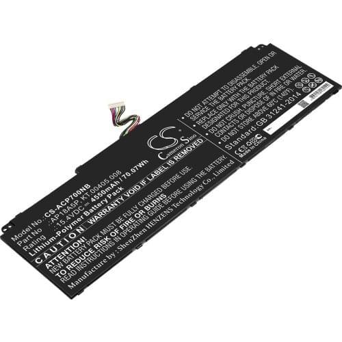 Cameron sino battery for Acer ConceptD 9 CN917-71, ConceptD 9 CN917-71-90CX, ConceptD 9 CN917-71-923G, ConceptD 9 CN917-71-96FM