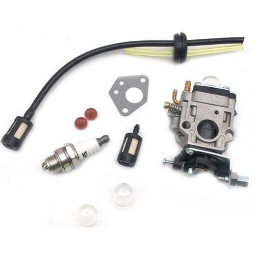 Carburettor Kit for 52cc 49cc 43cc Brush Cutter with Seal Hose Spark Plug Petrol N1HF